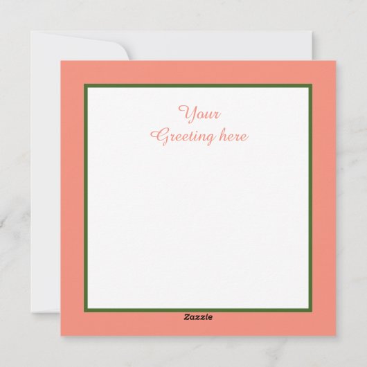 Cute  Valentijn florale hartslag Feestdagenkaart (Achterkant)