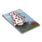 Cute Valentijn Gnome Notitieboek (Rechterzijde)