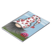 Cute Valentijn Gnome Notitieboek (Linkerzijde)
