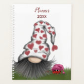 Cute Valentijn Gnome Planner (Voorkant)