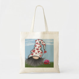 Cute Valentijn Gnome Tote Bag