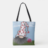 Cute Valentijn Gnome Tote Bag (Achterkant)