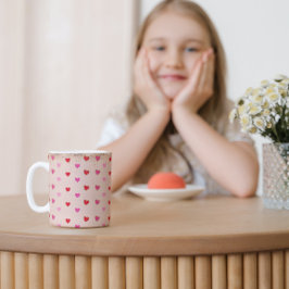 Cute Valentijn Hearts Mok