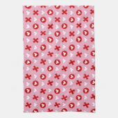 Cute Valentijn Kitchen Towel Theedoek (Verticaal)