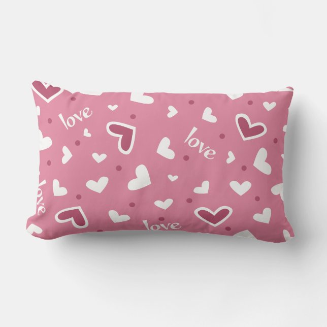 Cute Valentijn Love Pillow Kussen (Voorkant)