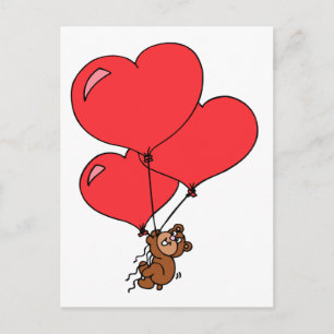 Cute Valentijn Love Stuffed Beer Feestdagenkaart