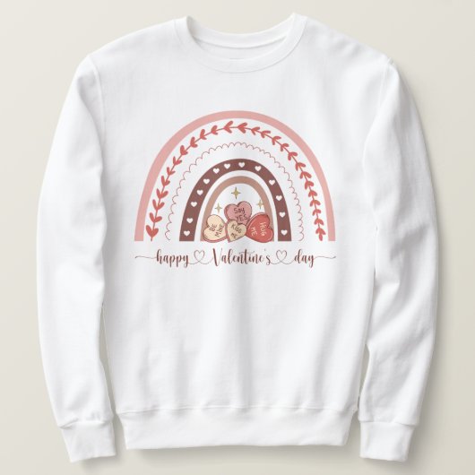 Cute Valentijn Rainbow | Valentijn Cadeau | Valent Trui (Design voorkant)