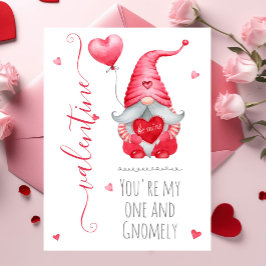 Cute Valentijn Youre my One and Gnomely Kaart