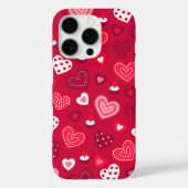 Cute Valentijns harten patroon Case-Mate iPhone Case (Achterkant)