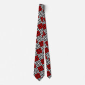 Cute Valentijnscadeaus Geometrische Print  Stropdas (Voorkant)