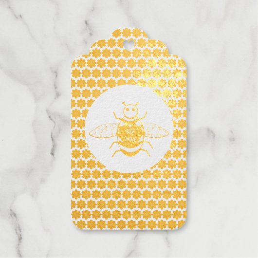 Cute Valentijnsdag Bee Cadeaulabels (Voorkant)