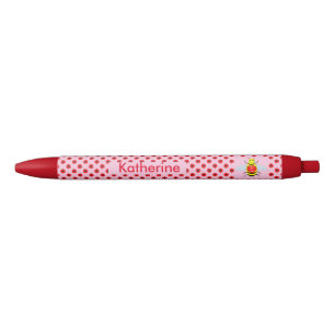 Cute Valentijnsdag Bee Custom Blauwe Inkt Pen