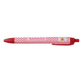 Cute Valentijnsdag Bee Custom Blauwe Inkt Pen (Bodem)