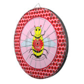 Cute Valentijnsdag Bee Dartbord (Voorkant Rechts)