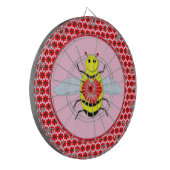 Cute Valentijnsdag Bee Dartbord (Voorkant Links)