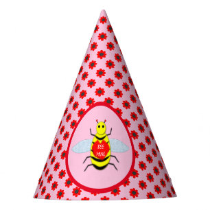 Cute Valentijnsdag Bee Feesthoedjes