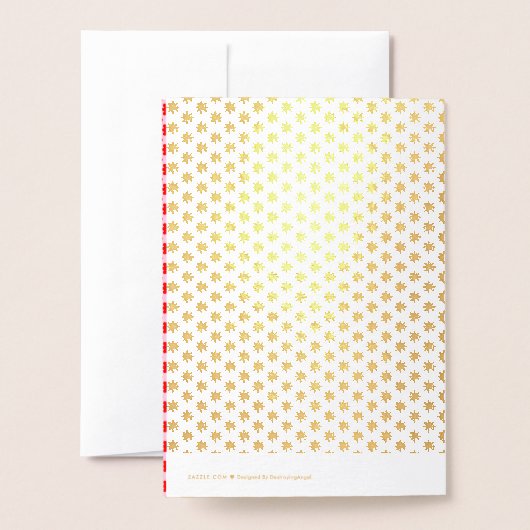 Cute Valentijnsdag Bee Folie Kaarten (Met envelop)