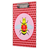 Cute Valentijnsdag Bee Klembord (Links)