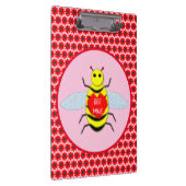 Cute Valentijnsdag Bee Klembord (Rechts)