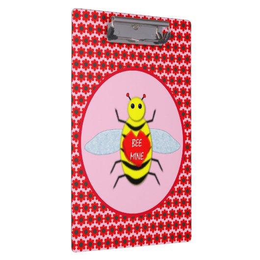 Cute Valentijnsdag Bee Klembord (Rechts)