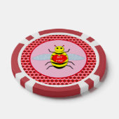 Cute Valentijnsdag Bee Poker Chips (Enkel)