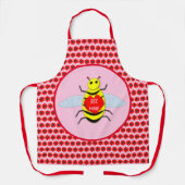 Cute Valentijnsdag Bee Schort (Voorkant)