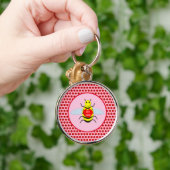 Cute Valentijnsdag Bee Sleutelhanger (Hand)