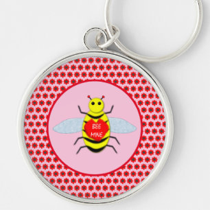 Cute Valentijnsdag Bee Sleutelhanger
