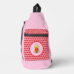 Cute Valentijnsdag Bee Sling Bag