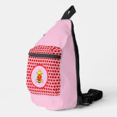 Cute Valentijnsdag Bee Sling Bag (Rechterhoek)