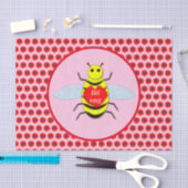 Cute Valentijnsdag Bee Tissuepapier (Craft)
