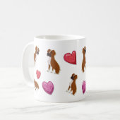 Cute Valentijnsdag Boxer Lover Cft Koffiemok (Voorkant links)