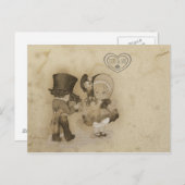 Cute  Valentijnsdag Briefkaart (Voorkant / Achterkant)