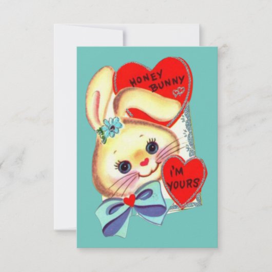 Cute Valentijnsdag Card Bedankkaart (Voorkant)