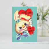 Cute Valentijnsdag Card Bedankkaart (Staand voorkant)