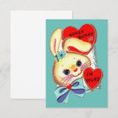 Cute Valentijnsdag Card Bedankkaart (Voorkant / Achterkant)