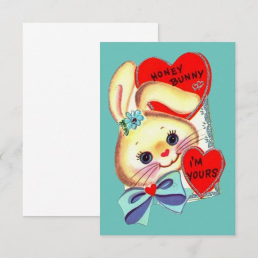 Cute Valentijnsdag Card Bedankkaart (Voorkant / Achterkant)