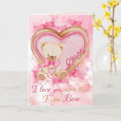 Cute Valentijnsdag Card Kaart (Gele Bloem)