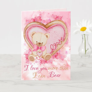 Cute Valentijnsdag Card Kaart