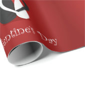 Cute Valentijnsdag Cats Love Cadeaupapier (Rol Hoek)