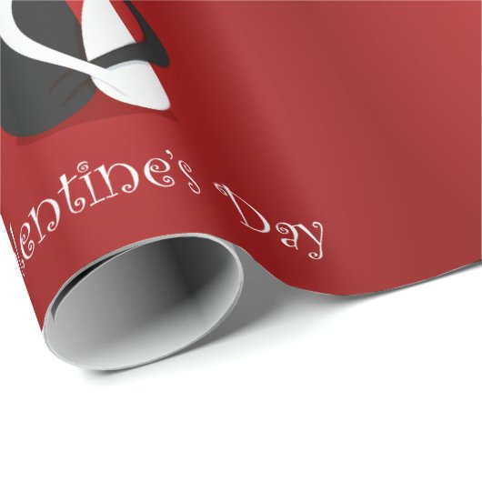 Cute Valentijnsdag Cats Love Cadeaupapier (Rol Hoek)