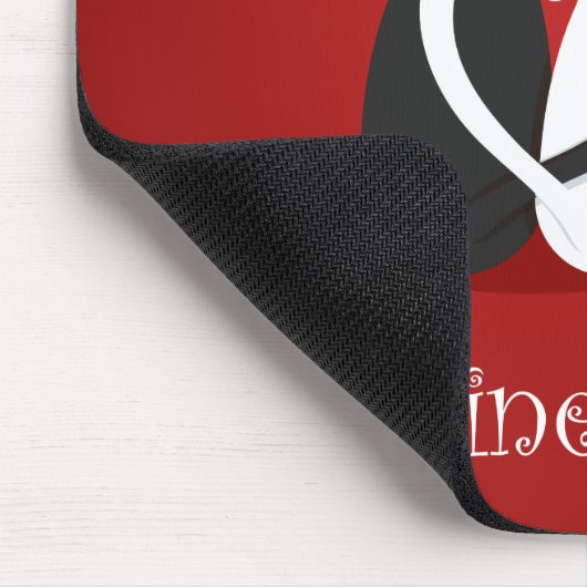 Cute Valentijnsdag Cats Love Muismat (Hoek)