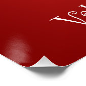 Cute Valentijnsdag Cats Love Perfect Poster (Hoek)