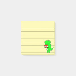Cute Valentijnsdag Dinosaur, 3x3 Post-it® Notes