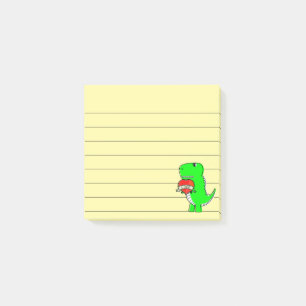 Cute Valentijnsdag Dinosaur, 3x3 Post-it® Notes