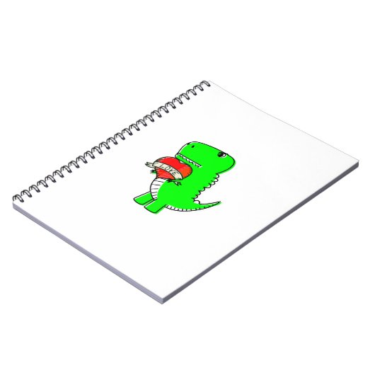 Cute Valentijnsdag Dinosaur Notitieboek (Linkerzijde)