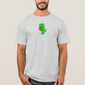 Cute Valentijnsdag Dinosaur T-shirt (Voorkant)