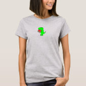Cute Valentijnsdag Dinosaur T-shirt (Voorkant)