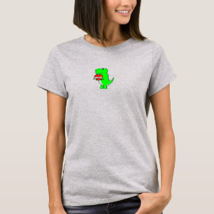 Cute Valentijnsdag Dinosaur T-shirt