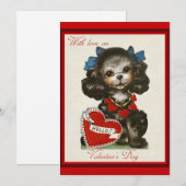 Cute Valentijnsdag Dog (Voorkant / Achterkant)